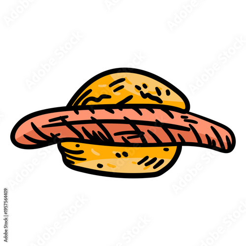 Bun sausage german