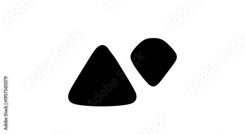 Simple clear concept image with minimal elements and descriptive tags