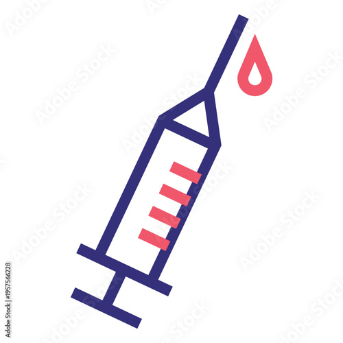 Covid 19 vaccine stroke icon