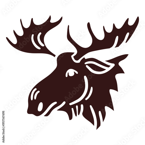 Mooose furry head design