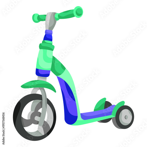 Kid tricycle illustration