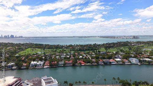 Miami Beach luxury homes and golf courses by Biscayne Bay