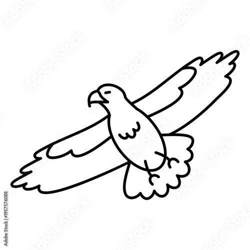 Flying sumple stroke eagle
