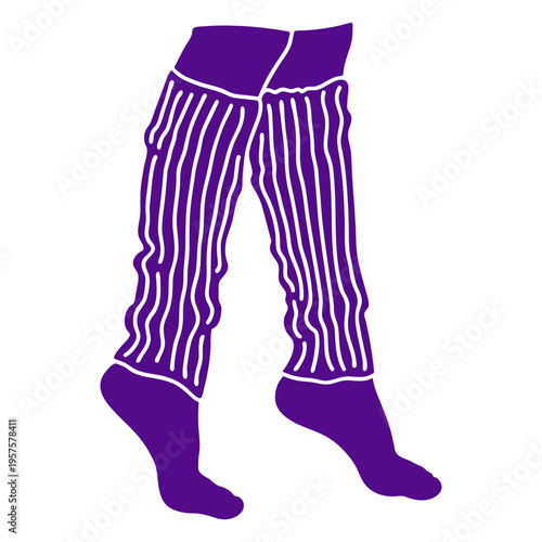 Leg warmers cut out 80s