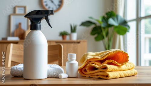 Sustainable home cleaning minimal eco setup with reusable tools for a greener lifestyle