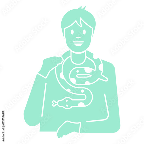 Veterinarian health snake animal people