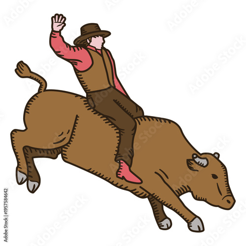 Wild west rodeo people