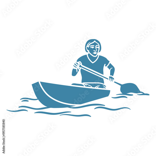 Person using Canoe