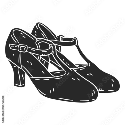 Simple dancing female tap shoes clothing