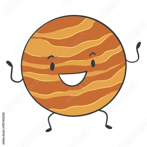 Jupiter planet cartoon character