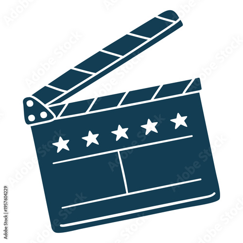 Cinema clapperboard