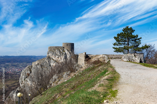 Wallpaper Mural Srebrenik Fortress in Bosnia and Herzegovina. Ancient 14th-century castle. Torontodigital.ca