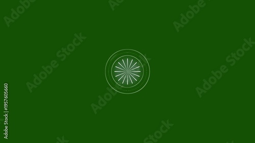Circle blast animation, ellipse blast fireworks effect explosion, circle glass burst, pop up line explosion, glowing circle burst effects, cartoon firework element glowing ellipse on 4k Green screen.