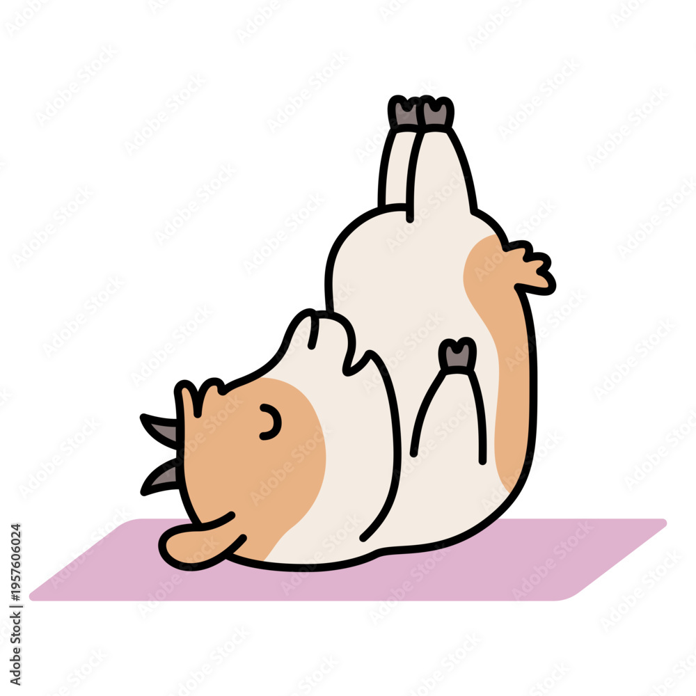 Φωτογραφία Goat yoga character cartoon