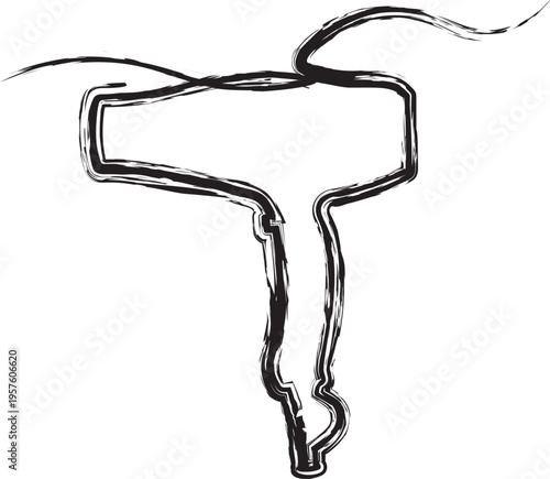 Hair salon and beauty parlor icon set with professional tools including hair dryer styling products dye bowl and barber chair