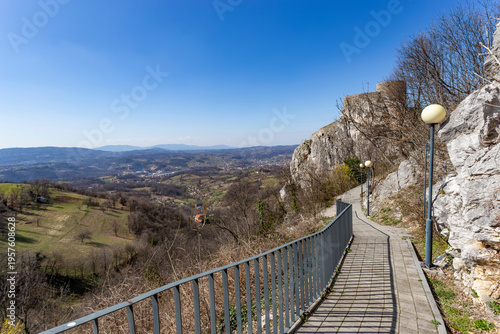 Wallpaper Mural Srebrenik Fortress in Bosnia and Herzegovina. Ancient 14th-century castle. Torontodigital.ca