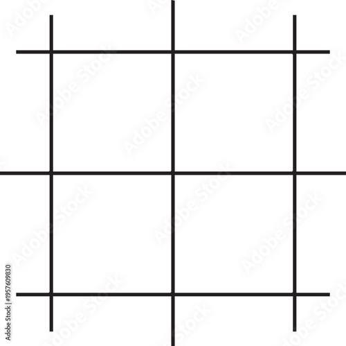 A simple grid pattern with intersecting lines