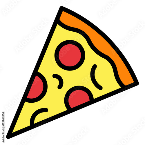 Big slice of pizza with cheese