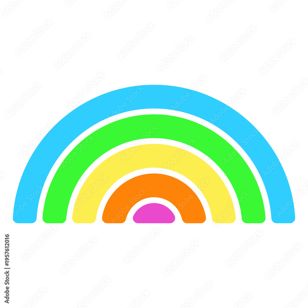 Fototapeta premium Vibrant rainbow