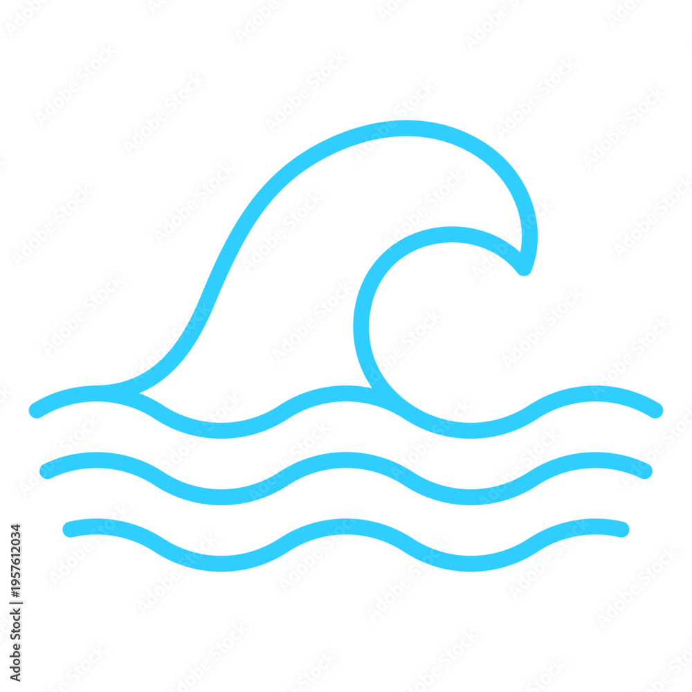 Obraz premium Oceanic waves