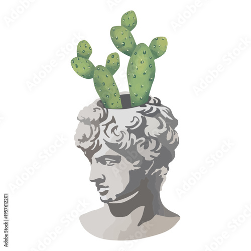 Beautiful sculpture of a graceful figure