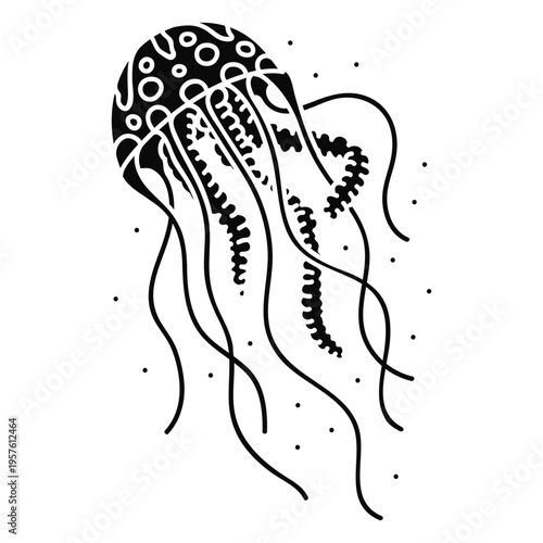 Jellyfish in the ocean