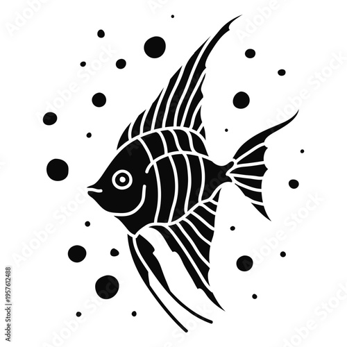 Ocean angel fish