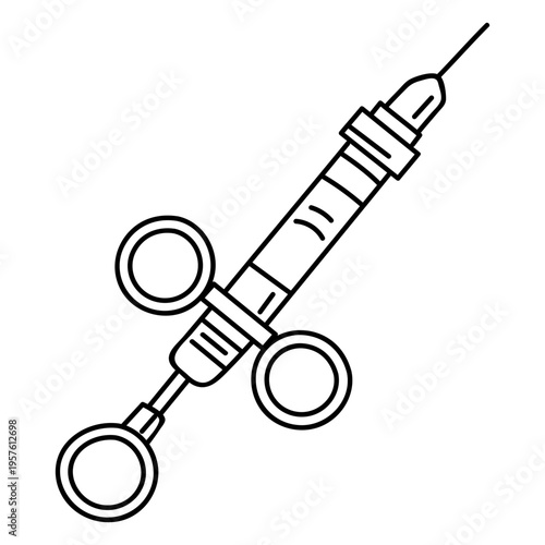 Syringe filled with dental anesthesia