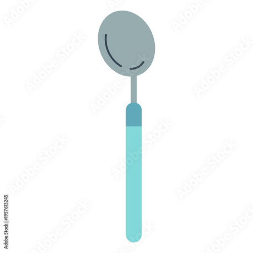 A dental mirror to look inside the mouth