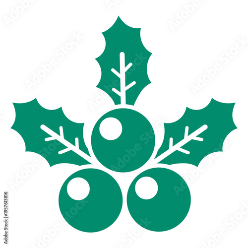 Design of a mistletoe to commemorate Christmas
