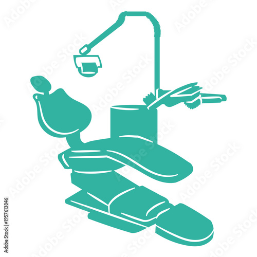 Overview of a dentist's chair