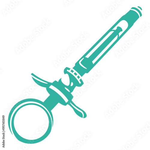 Syringe for administering anesthesia in a dental treatment