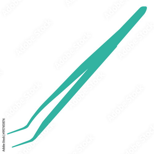 Tweezers commonly used on dental treatments