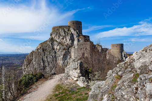 Wallpaper Mural Srebrenik Fortress in Bosnia and Herzegovina. Ancient 14th-century castle. Torontodigital.ca