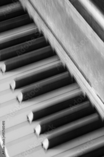 Close up Piano Keys 