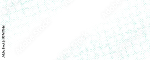 Medical healthcare seamless background. Green blue cross hospital pattern. Repeating plus symbol wallpaper. Tech backdrop for presentation,