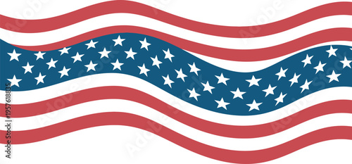 Vibrant american flag waving on independence day celebrating freedom and patriotism across the united states of america