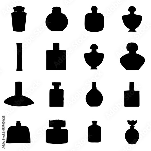 Frascos de perfume y colonia