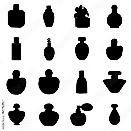 Frascos de perfume y colonia