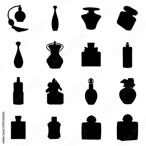 Frascos de perfume y colonia