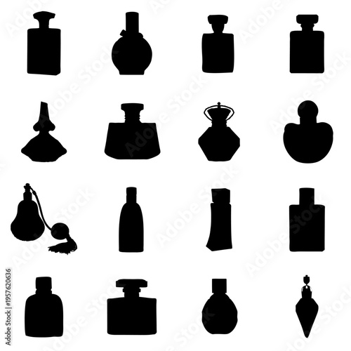 Frascos de perfume y colonia