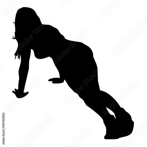 Mujer haciendo estiramientos