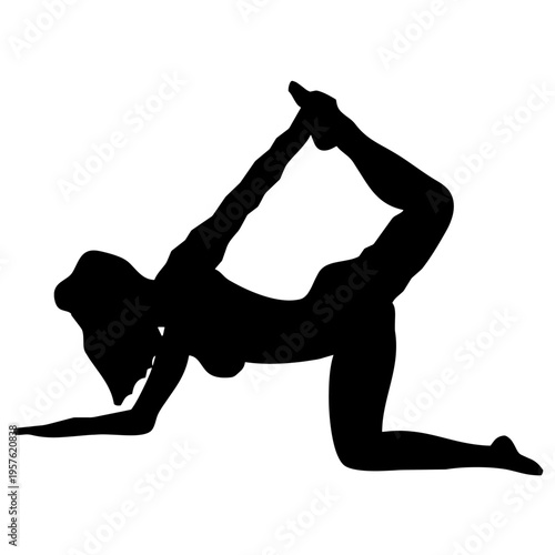 Mujer haciendo estiramientos