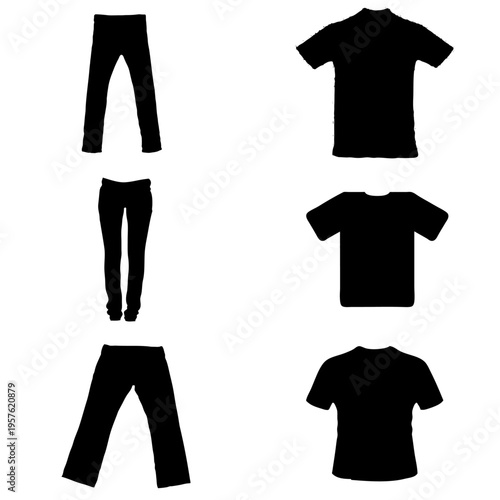 pantalones y camisetas