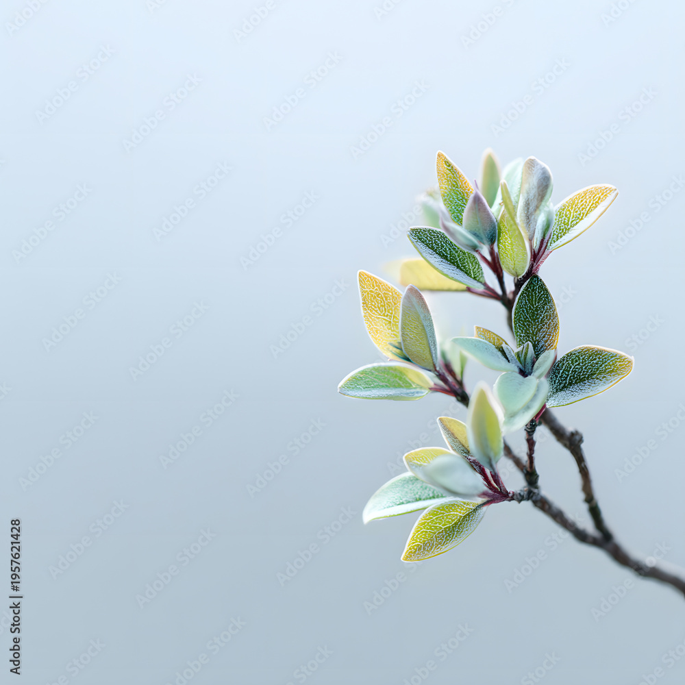 Obraz premium spring flowers on blue sky