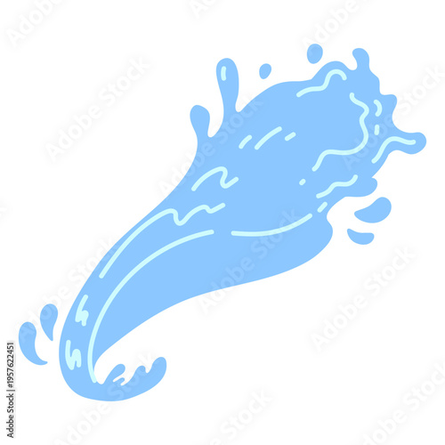 Wave game at water park