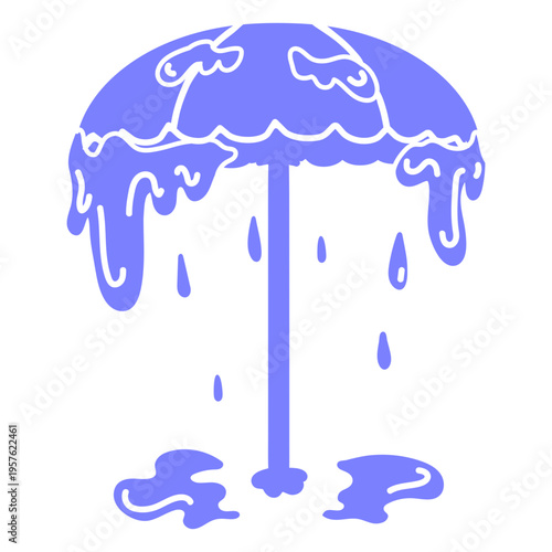 A water park umbrella