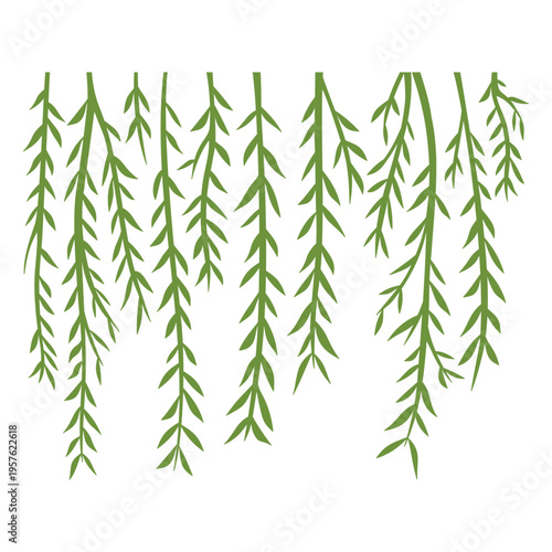 Weeping willow wall art