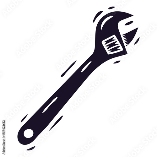 Adjustable monkey wrench