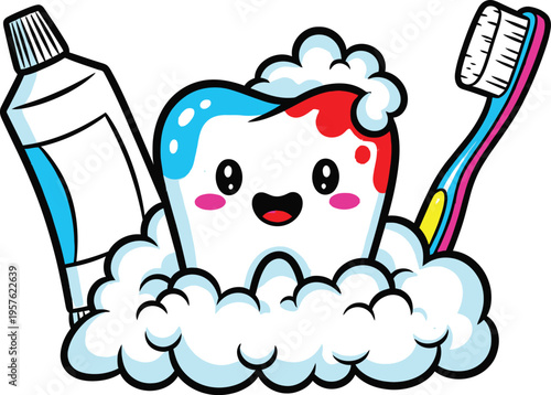 Bright Dental Buddy Radiates Joy in Oral Care Routine